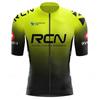 Set da ciclismo verde fluorescente Rcn Uniforme da mountain bike Maglia da ciclismo da uomo estiva Set Maglie da bici da strada Abbigliamento da bicicletta MTB