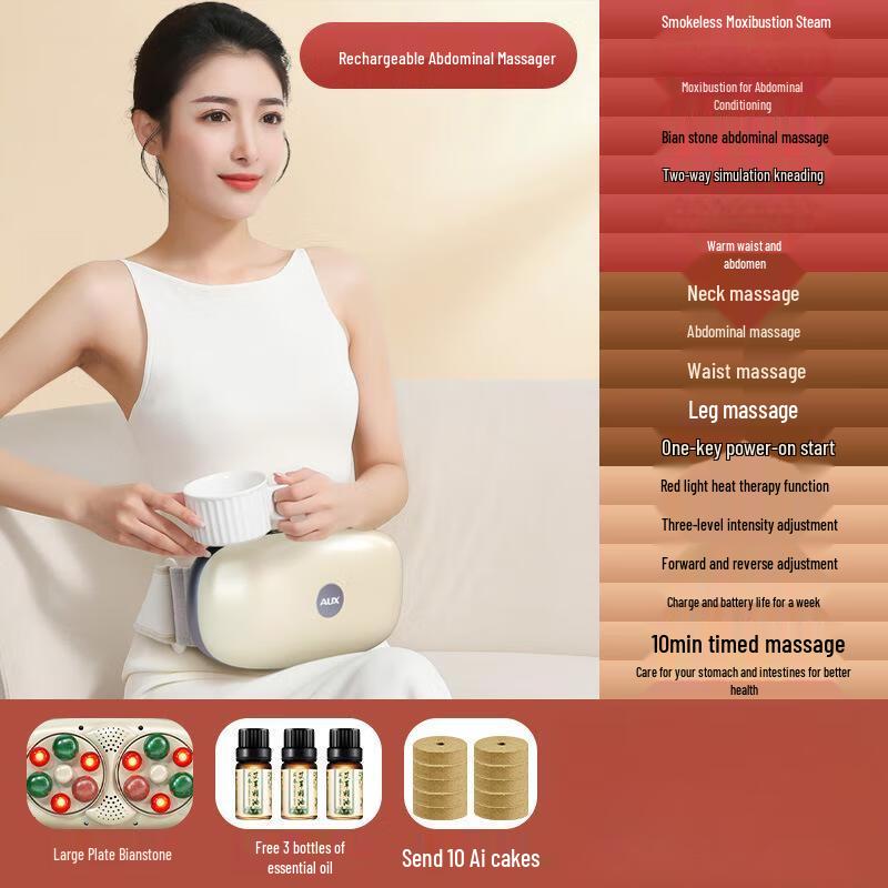Junshi Kneading Waist Massager with Heat & Moxibustion