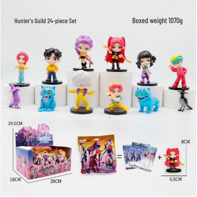 Cross Demon Hunter Rumi & Mimi K-Pop Figure Model Blind Box Ornament