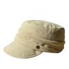 Korean-style suede vintage brown beret for women, autumn and winter suede flat-top equestrian cap, newsboy cap