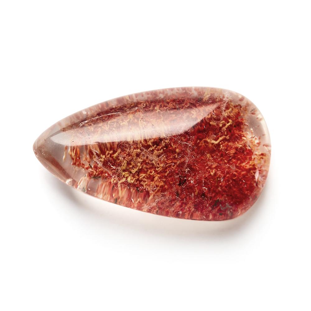 Color Women Colorful Jewelry Healing Stone Natural Crystal Ghost Phantom Quartz Gemstone Pendant