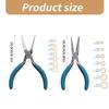 2Pcs Chain Nose Pliers Jewelry Crafting Pliers Steel Hand Tool Professional Jewelry Pliers Suitable for Crafting