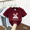 Kids Cotton Cartoon T Shirt Summer Short Sleeve Top For Boys And Girls Breathable Comfortable Tee