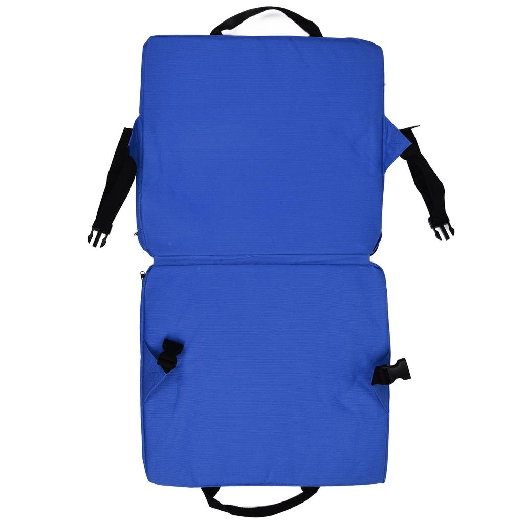 Chair Cushion Foldable Portable Soft Comfortable St Cushion with Backrest for Outdoor Camping Hiking Stadium  