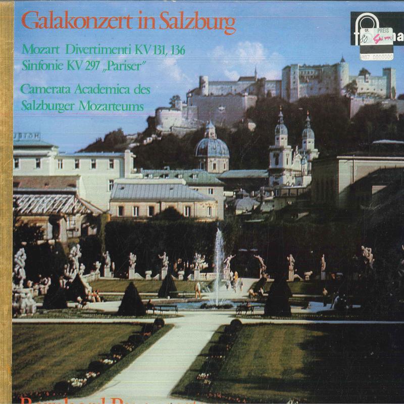

LP Record CAMERATA ACADEMICA SALZBURG BERNHA Mozart Galakonzert In Salzburg Div 6530028 FONTANA Netherland Classical Used