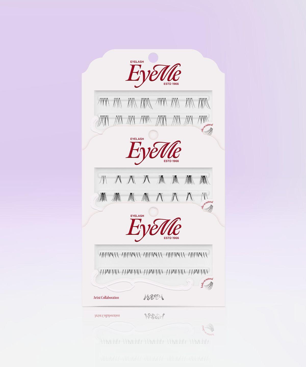 Aimi X Sang-eun Unnie 3rd Strand Eyelash 3-Pack Set (Select 3 from 4 Types) 14 silhouettes