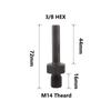 Angle Grinder Thread Adapter: M10/M14 to 5/8-Inch Drill Bit Converter