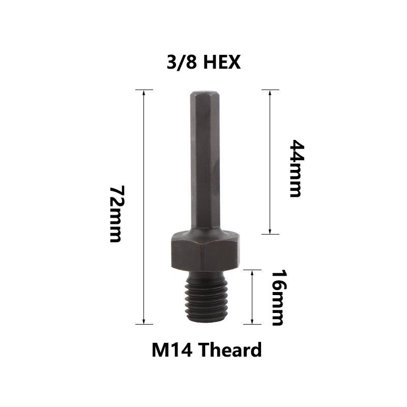 Angle Grinder Thread Adapter: M10/M14 to 5/8-Inch Drill Bit Converter