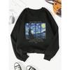 Fashion Printed Women's Sweatshirt Loose Crew Neck Pullovers Long Sleeves Women’s