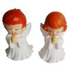 2Pcs Angels Figurines Miniature Well Sculpture Ornament Decoration For Cake
