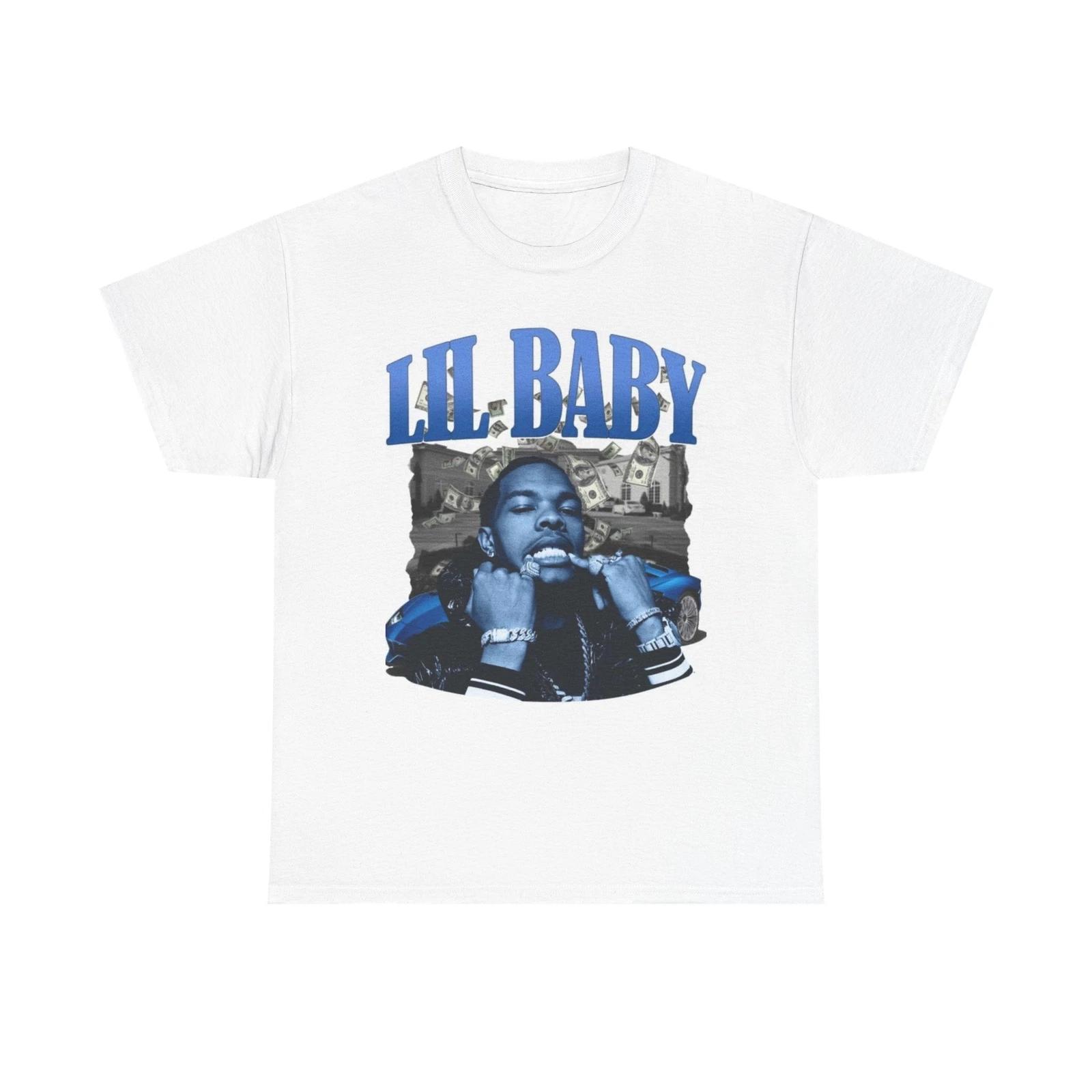 Men s and Women s T-shirts Lil Baby Graphic L