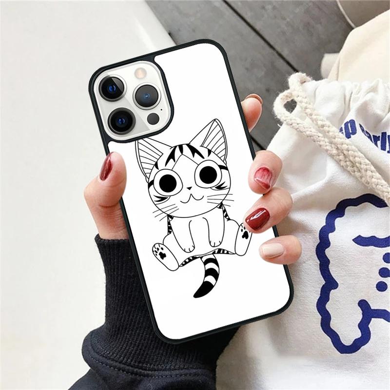 Cute Cat Animal Phone Case Cover For iPhone 17 Air 12 Plus Max for iPhone 17 Air 15 16 11 13 14 Pro Max Fundas
