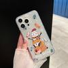 Merry Christmas Elk Clear Case For iPhone 16 15 14 13 12 11 Pro Max Santa Claus Elk Snowman Deer Case for iPhone XS Max X XR 7 8 Plus Soft TPU Cover