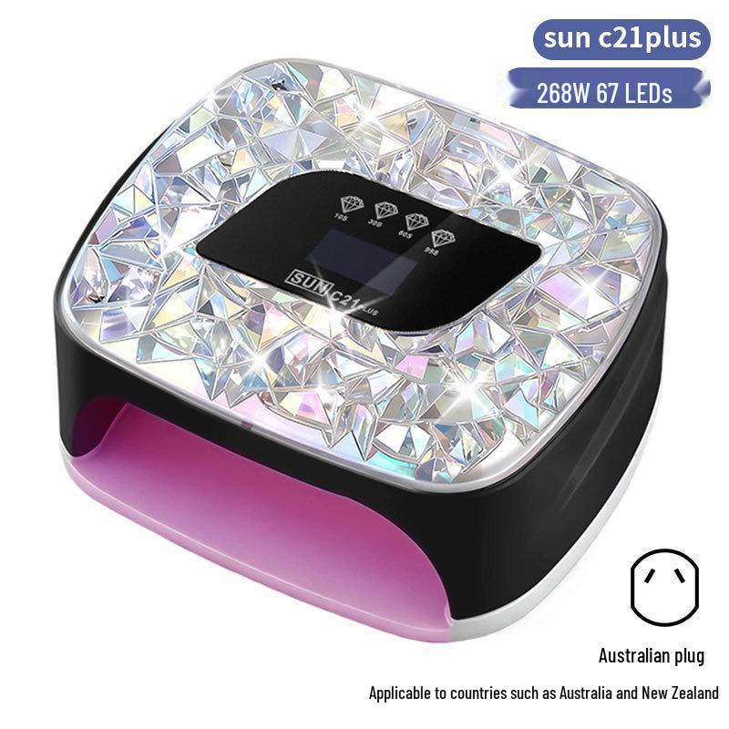 256W High Power UV/LED Dual Light Nail Curing Lamp