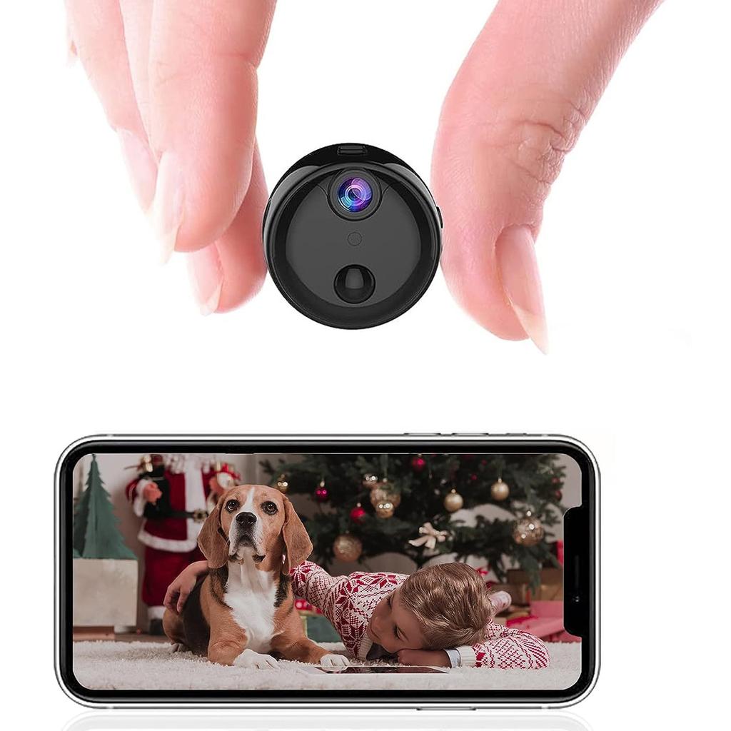 Home Surveillance Cams Wireless WiFi Camera Low Power Consumption Night Vision Compact 1080P HD with AP Interface for Household
