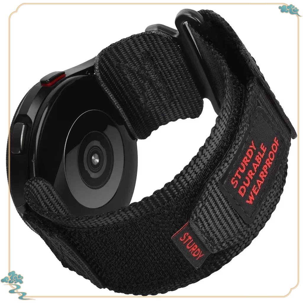 Cinturino in Nylon Mimetico da 22mm 20mm per Samsung Galaxy Watch 7 6 5 4 40/44mm 6 Classic 43 47mm Cinturino per Huawei Watch GT5 4Pro