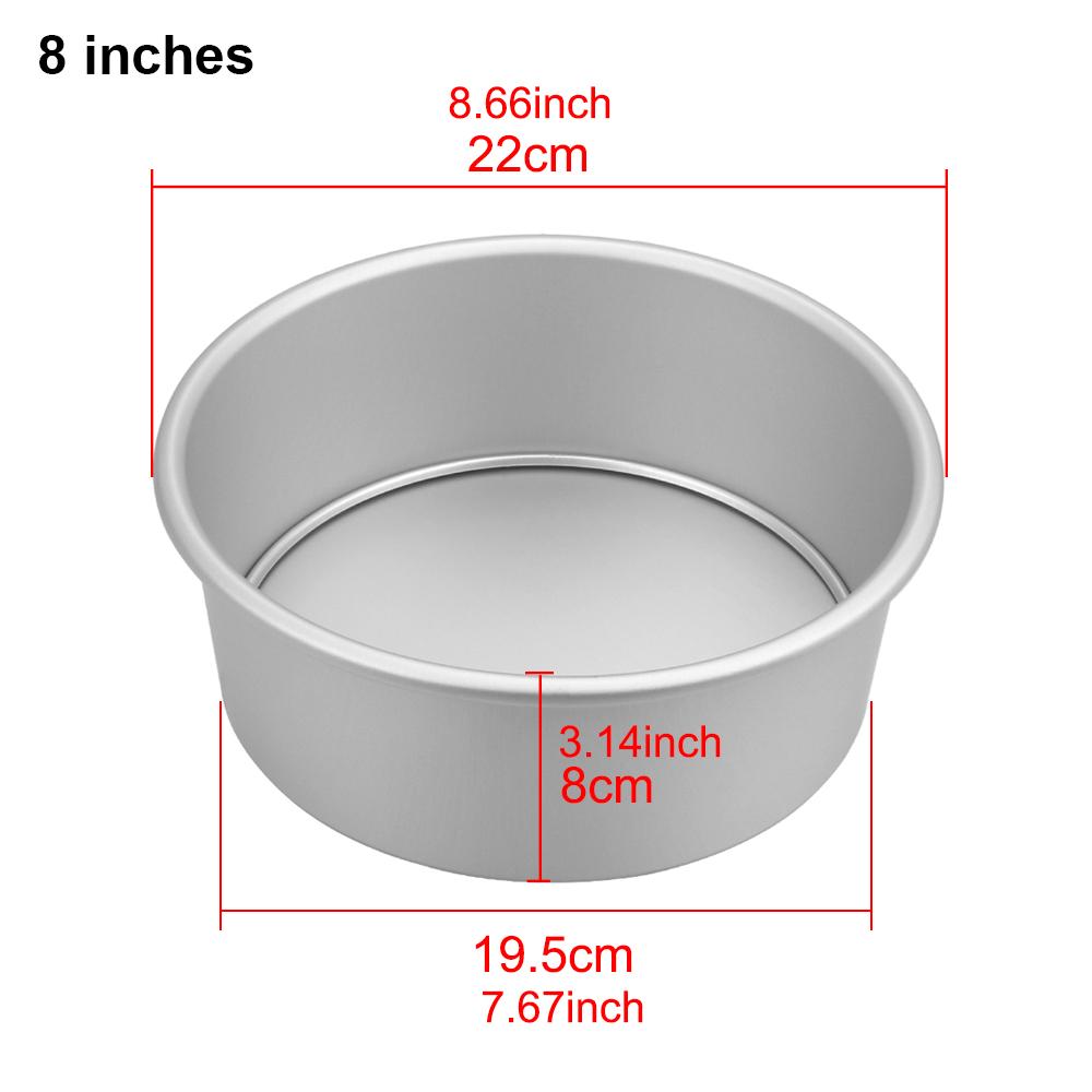 Anode Surface Bakeware Bakery Tools Anodization Cake Pan Removable Mousse Chiffon Cake Mold Dish Oven Baking Tools
