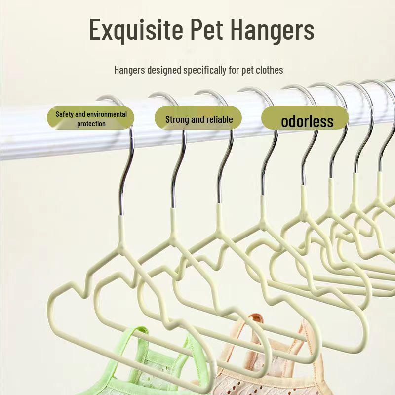 Non-Slip Cat & Kids Clothes Hangers - Iron Racks
