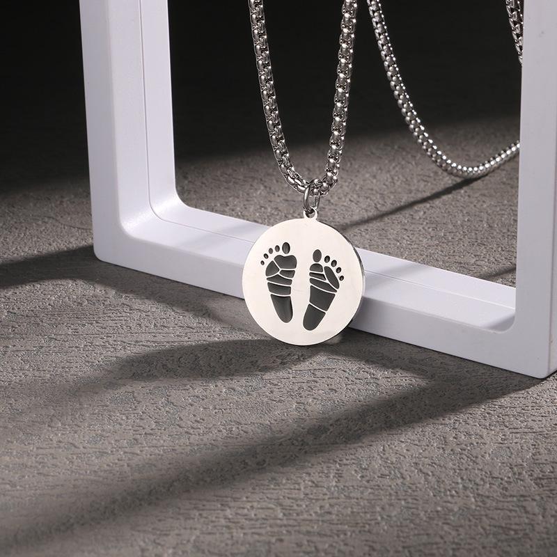 Men's Titanium Steel Hip Hop Pendant Necklace - Trendy, Non-fading Street Style
