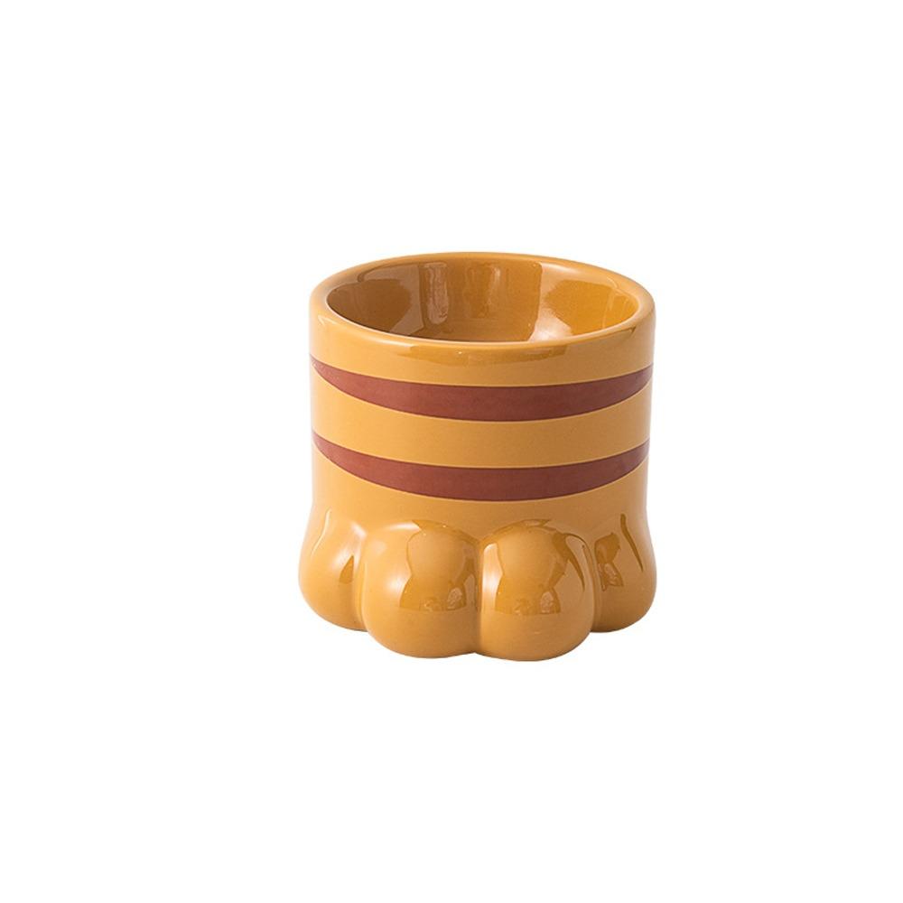 

Slanted Mouth Ceramic Cat Bowl Large Capacity High Foot Bowl Pet Food Bowl Pet Feeding Style 3