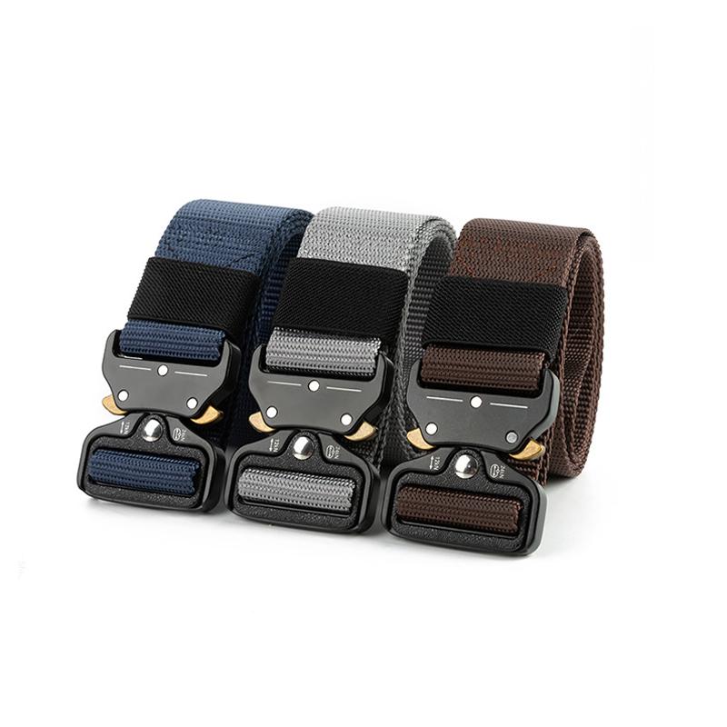 Men/'s Multifunctional Military Training Outdoor Belt Cobra Buckle Tactical Belt