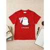 Cute Cartoon Little Bird Print T-Shirt Boys Girls Round Neck Short Sleeve Top Spring New Base Layer