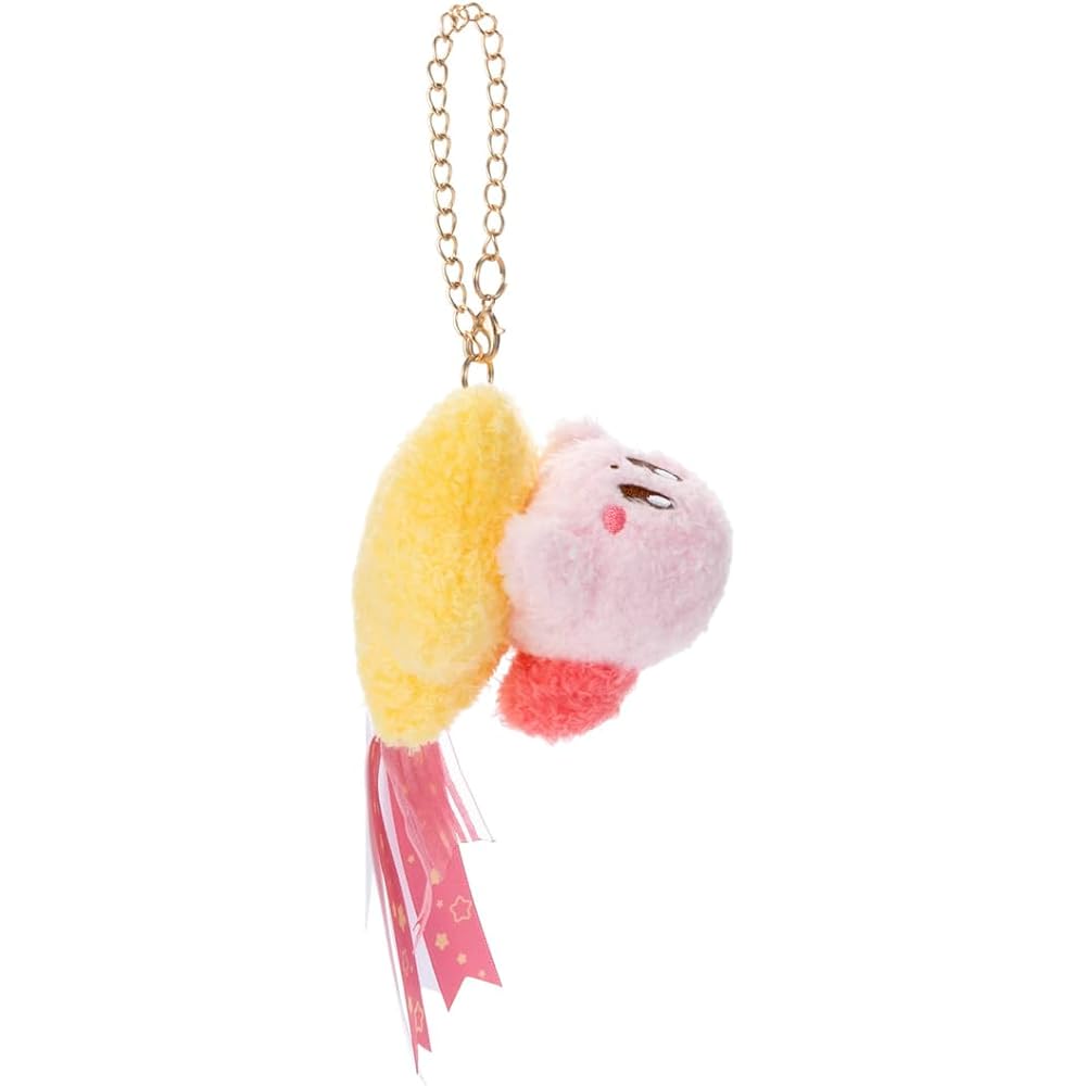 Kirby Plush Warp Star Strap 17cm Soft Toy Cute Character Accessory
