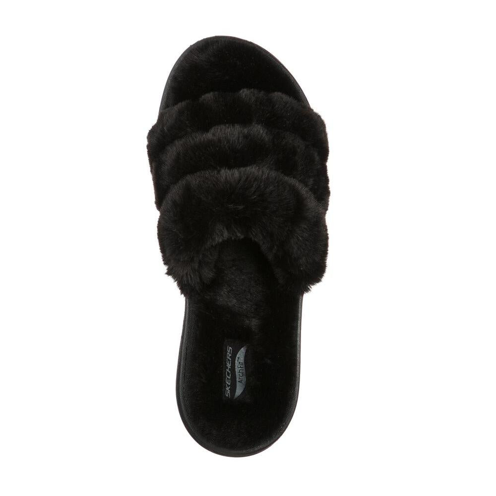 Slides Skechers Black Arch Fit Lounge Unwind