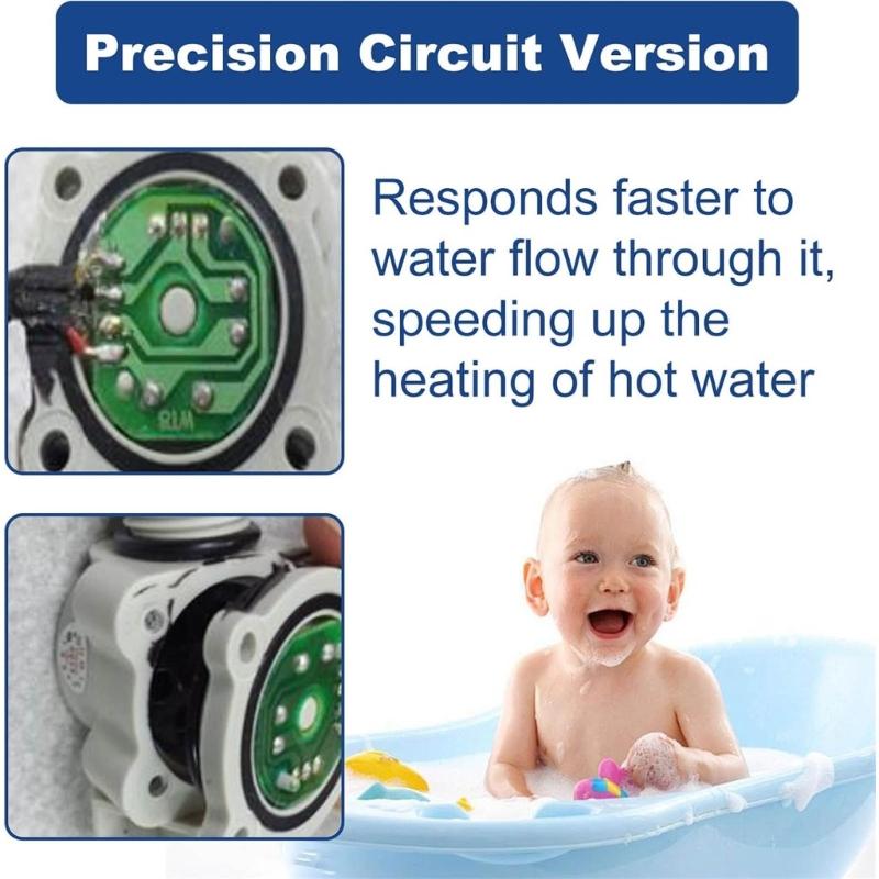 Efficient Water Flows Meter Electric Water Heater Upgrades Stable Replacement Flows Sensors 67mm for Hot Water Heater