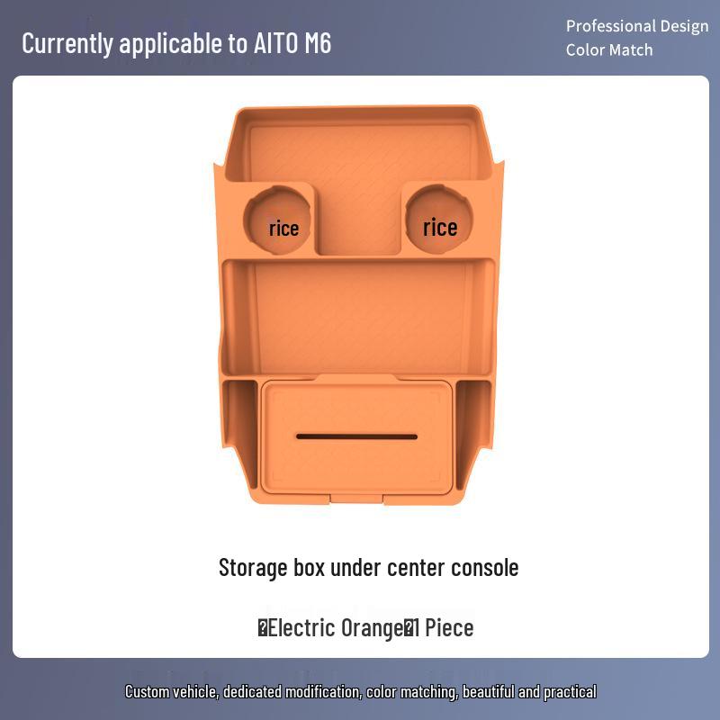 Silicone Storage Organizer for AITO M6 Center Console