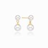 Minigold [On] Double Muse Pearl Earrings Mem22149