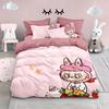 Cartoon Rabu Bedding Set, Cute Print Duvet Cover Pillow Cover, Suitable for Kids Boy Girl Teen Duvet Cover Set Luxury Gifts