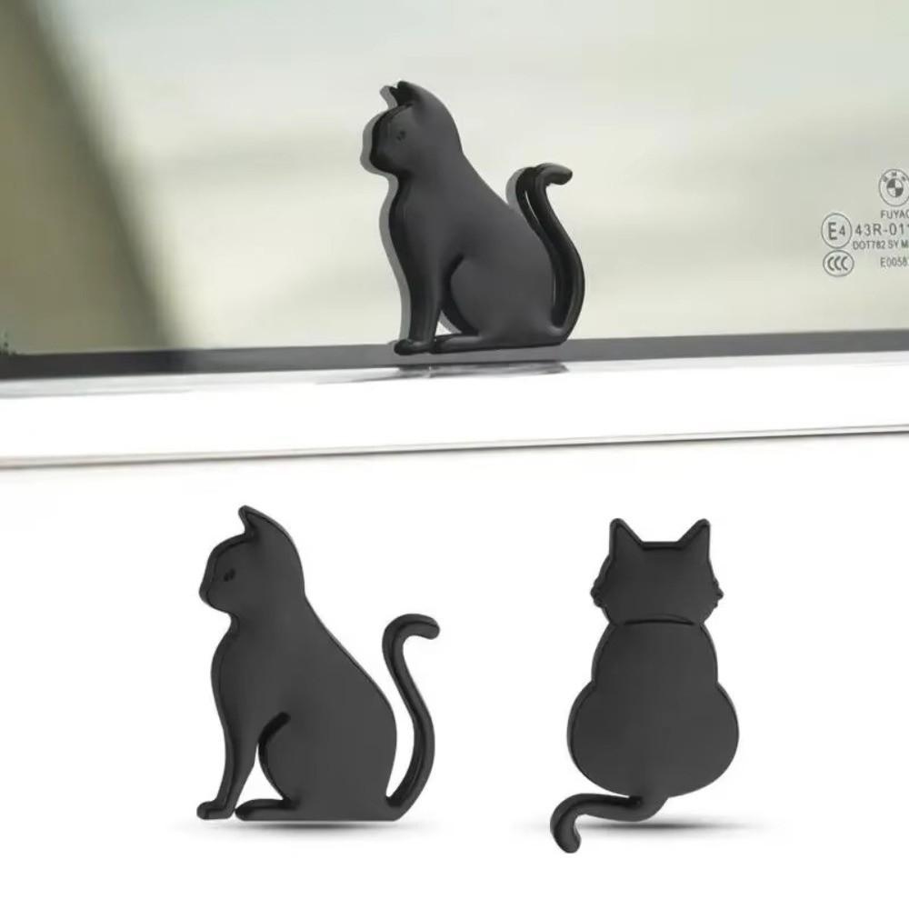 Cute Cat Car Emblem Personalized Car Covering Decor New Car Exterior Decorative Sticker