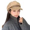 Autumn and Winter New Style Suede Retro Beret Women's Korean Style Old Fashion Temperament Fashionable Face Small Octagonal Hat