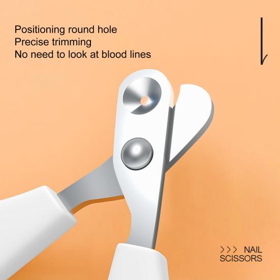 Professional Pet Nail Scissors Safety Guard Non-Slip Handle Comfortable Grip Prevent  Injury Dogs Cats Nail Clippers Pet Supply