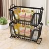 Hot-selling Stackable Storage Baskets, Multi-layer Shelves for Kitchen Supplies Countertops, Storage Shelves for Fruits and Vegetables Snacks