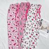 Korean Style Hello Kitty Summer Pajama Pants for Women - Cute, Loose, and Wearable Outside.