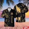 Funny Tropical Fruit Pattern Hawaiian Shirts 3d Printed Pineapple Button Men's Shirt Summer Short Sleeve Quick Dry Lapel Blouse