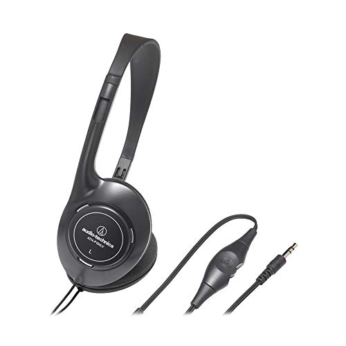 Audio-Technica ATH-P100LV Headphones Wired 5.0m Open Type On-Ear For TV Black