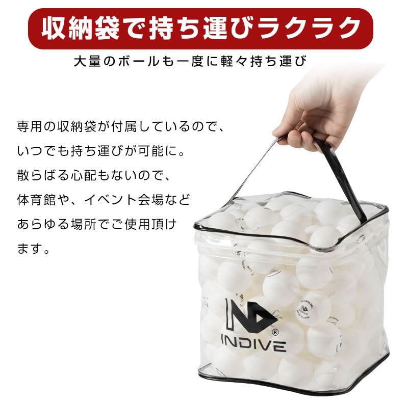 Logic Table Tennis Practice 100 40mm ABS with for Club White Balls, Balls, Resin, Bag, Activities, Events,