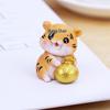 Charming Cartoon Tiger Ornament: Cute Fortune-Attracting Gift for Bedroom, Living Room, Dining Room, or Desk