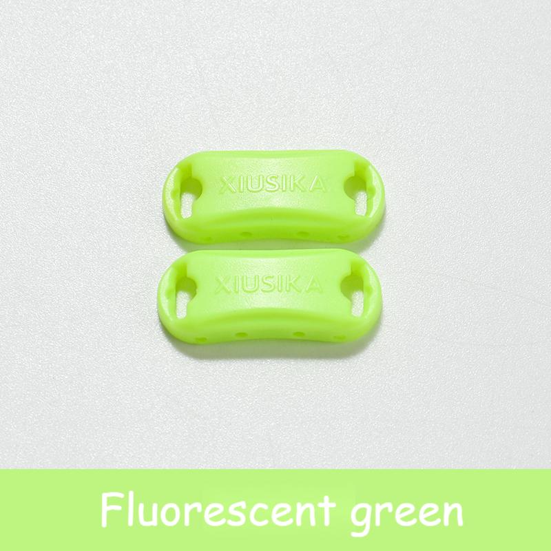 2pcs/pai Elastic Laces Buckle Shoelaces for Sneakers Shoelace Accessories Plastic Shoelace Lock Sports Shoe Kit AF1 Shoe Decora