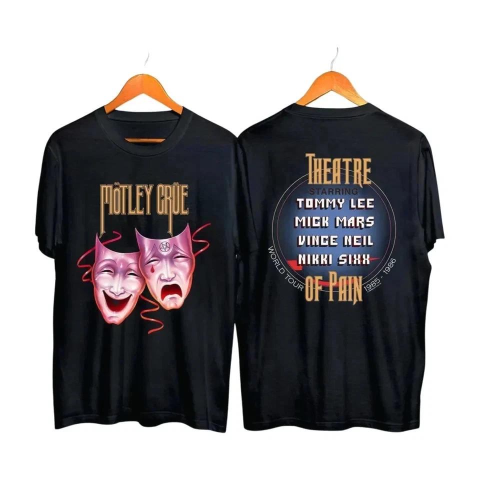 

Vintage 1985 Motley Crue Theatre of Pain World Tour Double Sided Unisex T-Shirt 2XL