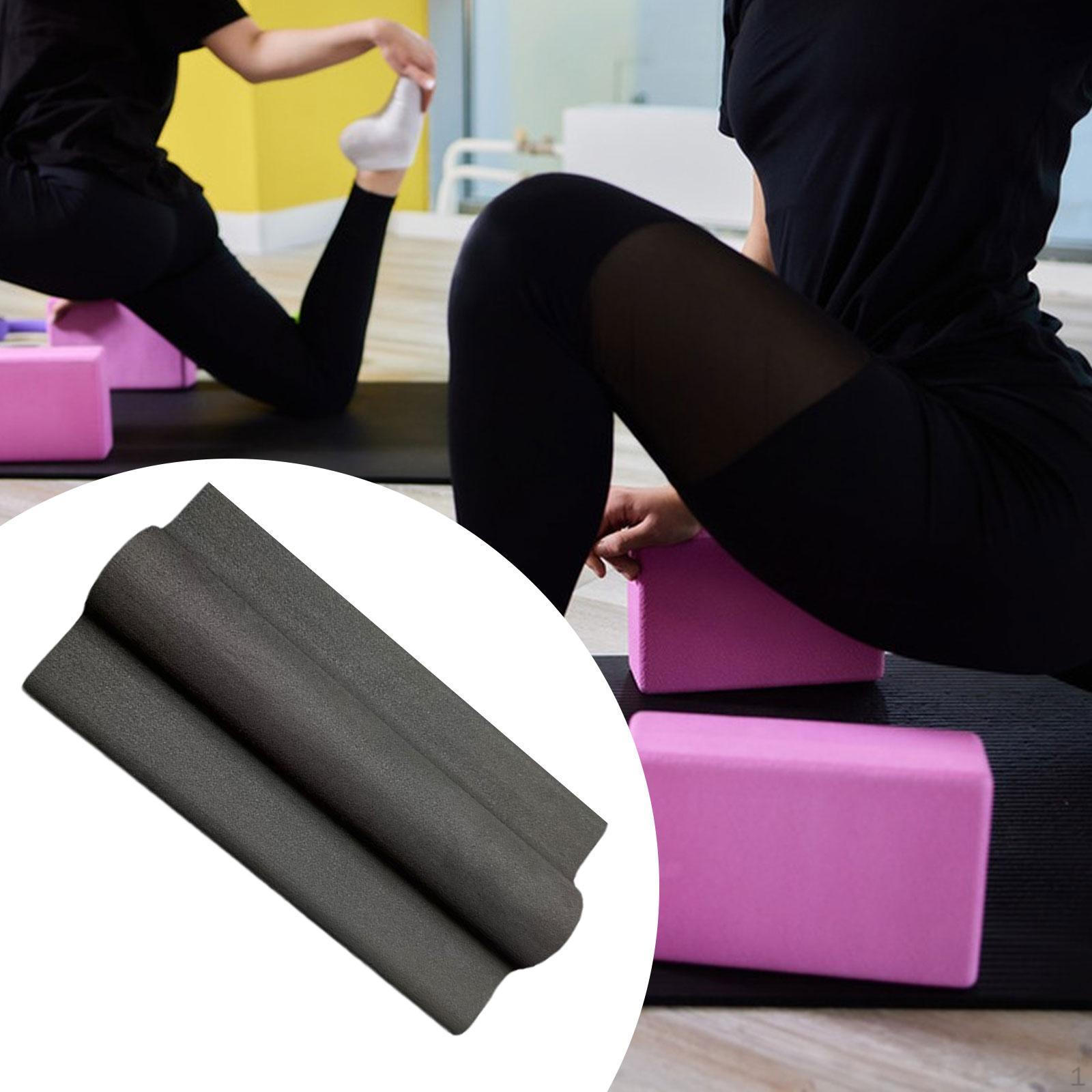 

Block Ankle Strengthener Non Slip Surface Soft Pilates Pillow EVA Foam Brick for Fitness чёрный