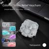 Fun Multi-Play Fidget Spinner Keychain Crisp Pressing Finger Relax Keychain  Leisure