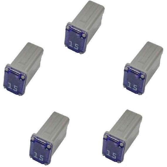 5 PCS 25 Amp Micro Cartridge Fuses - FMM MCASE Fuse for Cars, Trucks, and SUVs