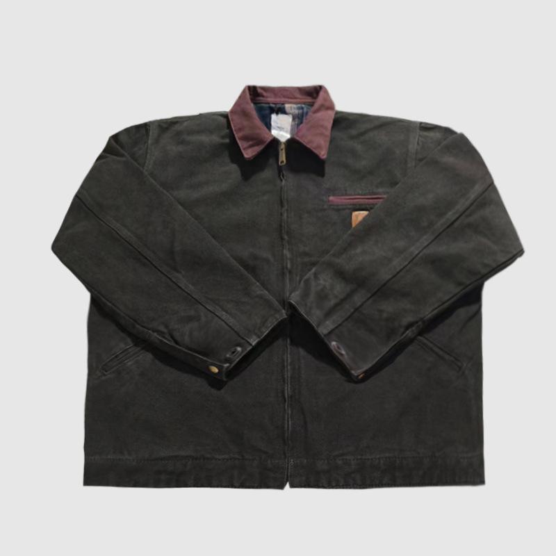 Carhartt J97 Unisex Distressed Workwear Zippered Jacket