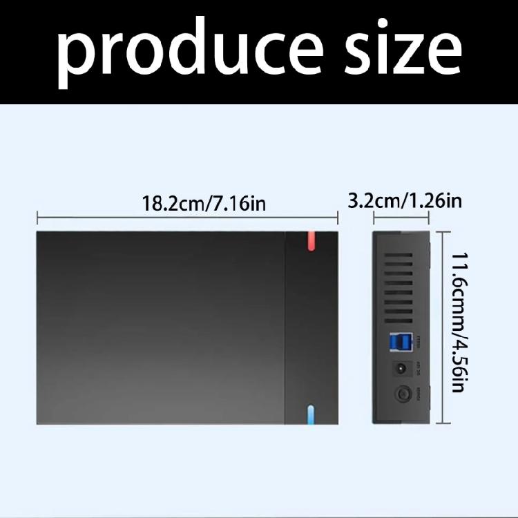 3.5inch Hard Drive Enclosure USB3.0 External Case Housing for 3.5inch Hard Drive Enclosure for PC Laptop Accessories