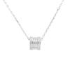 Silver Necklace with Cubic Zirconia, Product Weight 5.48 G (2161950)