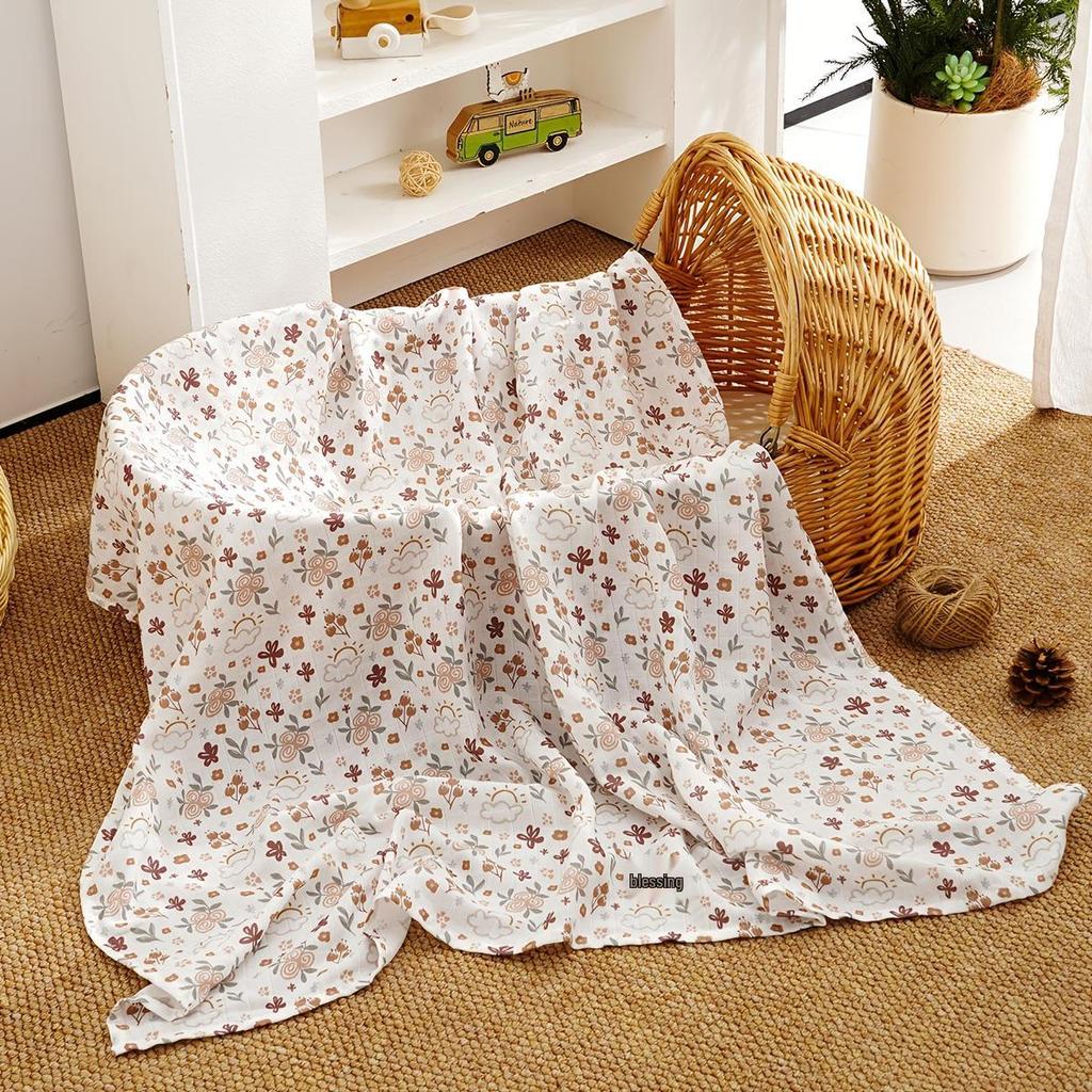 Kangobaby Pure Cotton Double Layer Baby Blanket & Swaddle